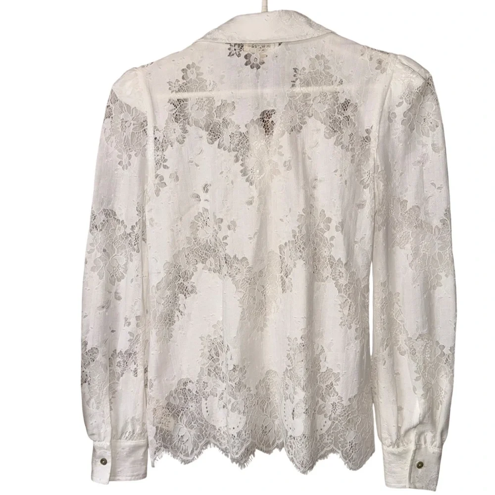 L’AGENCE Jenica Lace Blouse